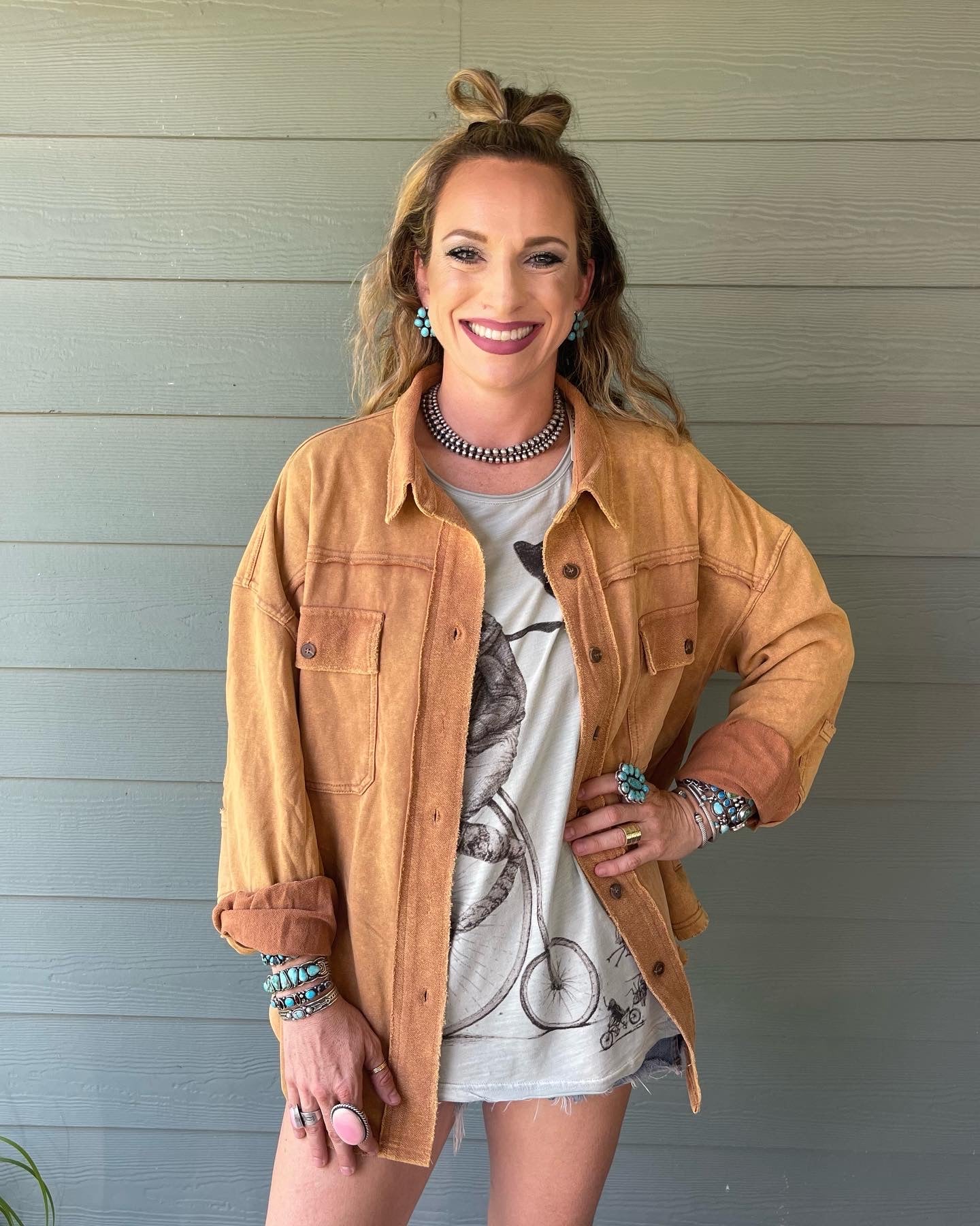 Vintage Mustard Shacket